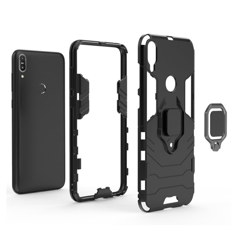 Load image into Gallery viewer, Asus Zenfone Max Pro (M1) ZB601KL/ZB602KL - Heavy Duty Armor Case With Ring Holder Stand - Polar Tech Australia
