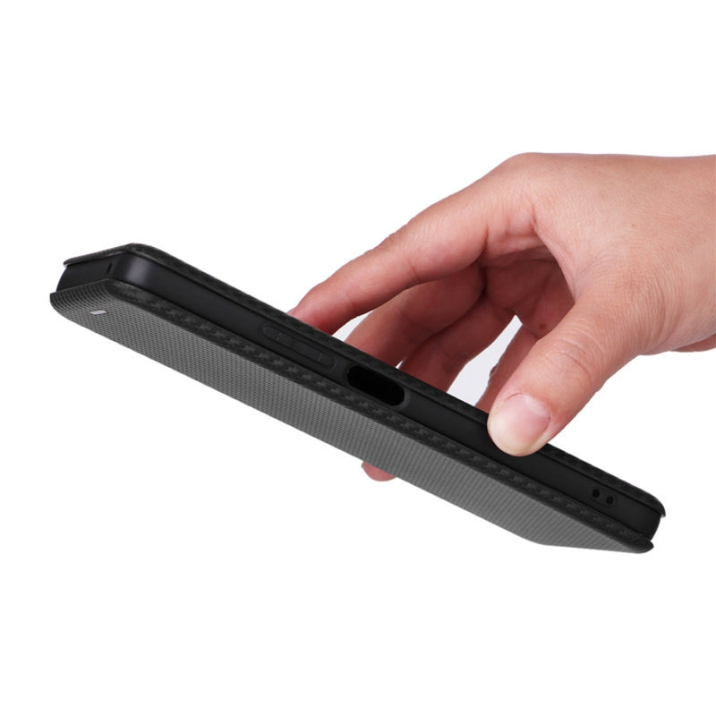 Cargue la imagen en el visor de la galería, OPPO A79 5G (CPH2557, CPH2553) - Carbon Fiber Texture Flip Leather Phone Case - Polar Tech Australia
