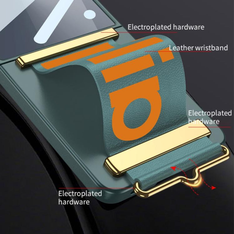 Cargue la imagen en el visor de la galería, Samsung Galaxy Z Flip7 5G - Integrated Ultra-thin Wristband Holder Phone Case
