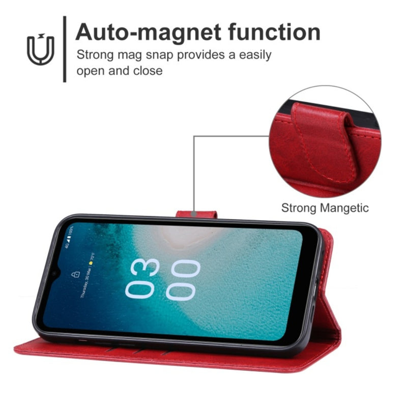 Load image into Gallery viewer, Nokia C300 - Leather Wallet Style Phone Case

