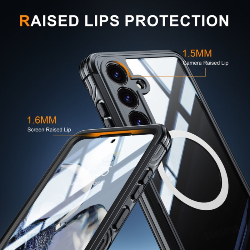 Load image into Gallery viewer, Samsung galaxy S24 Plus 5G (SM-S926) - Tempered Glass MagSafe Phone Case
