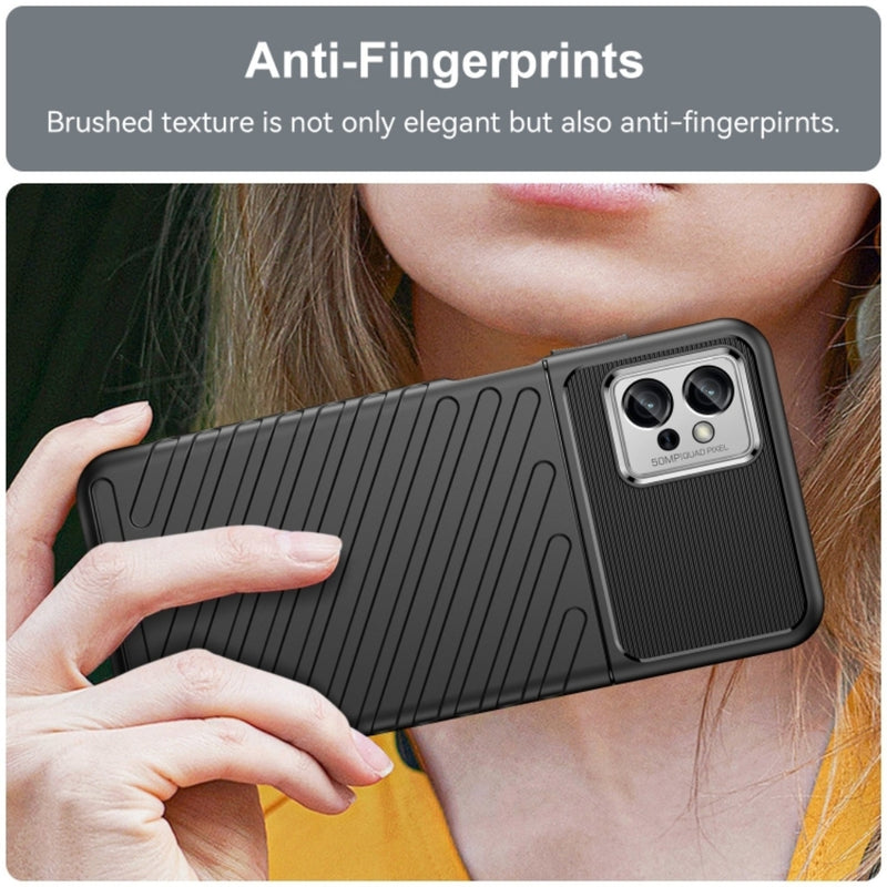 Cargue la imagen en el visor de la galería, Motorola Moto G32 - Thunder Series Twill Texture Thickened Anti-fall Protection TPU Case
