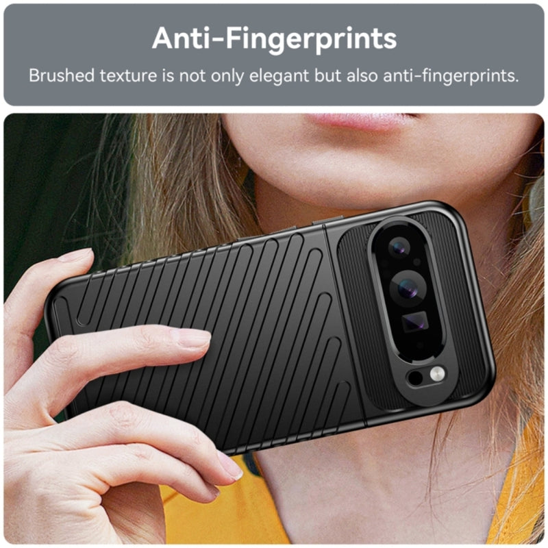 Cargue la imagen en el visor de la galería, Google Pixel 9 Pro XL - Thunder Series Twill Texture Thickened Anti-fall Protection TPU Case - Polar Tech Australia
