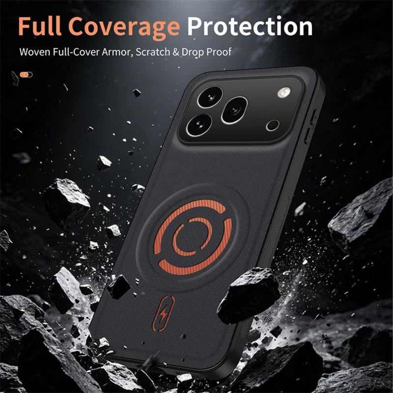 Cargue la imagen en el visor de la galería, Honor 600 Pro - Tech Fabric Texture Magnetic PC Hybrid TPU Phone Case

