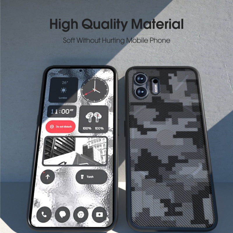 Chargez l&#39;image dans la visionneuse de la galerie, Nothing Phone (2) - IBMRS Camouflage Shockproof Transparent Matte Phone Case
