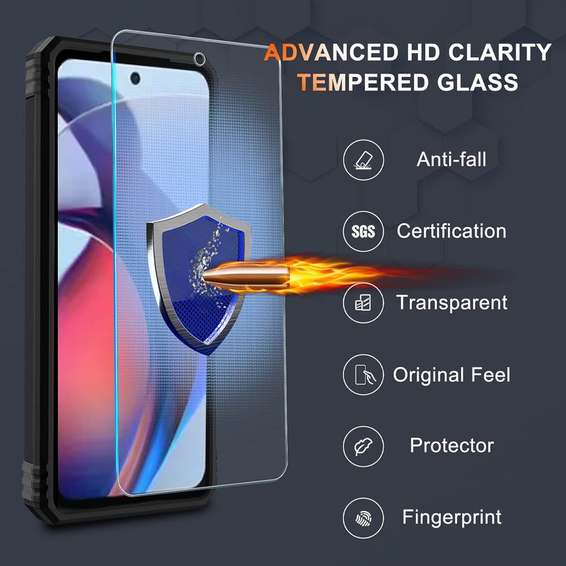 Cargue la imagen en el visor de la galería, [Magnetic Ring Kickstand][Slide Camera Cover] Motorola Moto G Stylus 5G 2023 - Shield Shockproof Rugged Heavy Duty Case - Polar Tech Australia
