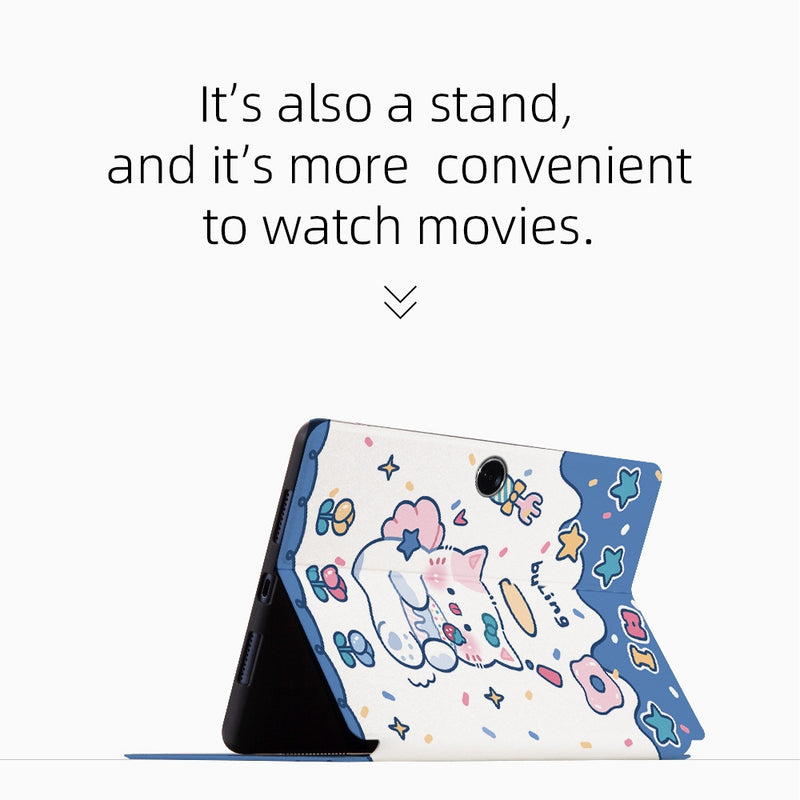 Load image into Gallery viewer, OPPO Pad Neo (OPD2302, OPD2303) - Cute Cartoon Pattern Magnetic Flip Stand Protective Case - Polar Tech Australia

