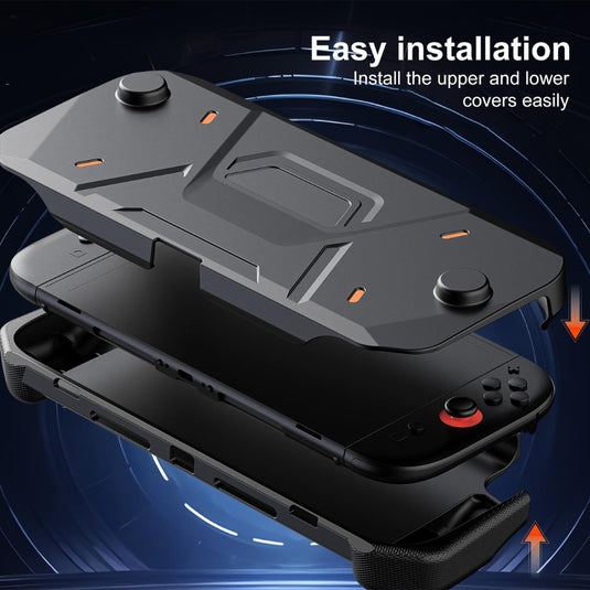 Nintendo Switch 2 - XDcase Mecha Style TPU Middle Frame & PC Front Cover Protective Case