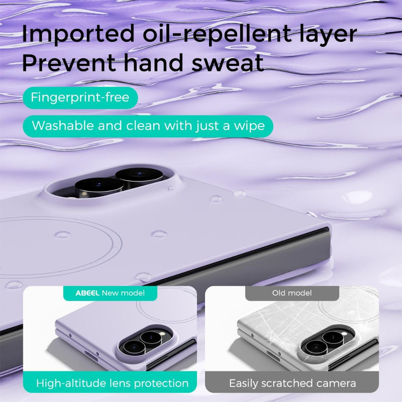 Load image into Gallery viewer, Samsung Galaxy Z Fold8 5G - ABEEL Skin-friendly Feel Magsafe Liquid Silicone Phone Case
