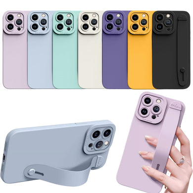 [Wrist Strap Bracket] Apple iPhone 12/Pro/Max - Washable Liquid Silicone Protective Case - Polar Tech Australia