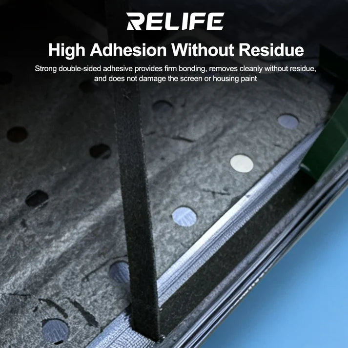 Cargue la imagen en el visor de la galería, [HX1] Relife 10M Green Film Black Foam Double-Sided Tape for Mobile Phone Screen Sealing Repair - 5Pcs
