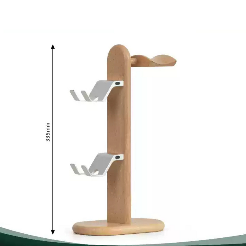 Load image into Gallery viewer, Wooden Headphone Stand, Switch Game Controller, Xbox Solid Wood Storage Rack - Polar Tech Australia
