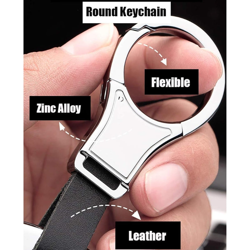Cargue la imagen en el visor de la galería, BMW Zinc Alloy + Leather Car Key Fob Case Cover For 1, 3, 4, 5, 6 Series, X3, X5, X6, X7
