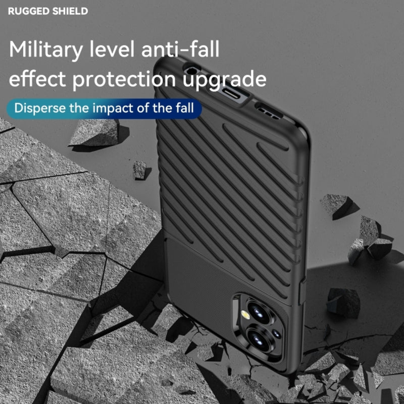 Chargez l&#39;image dans la visionneuse de la galerie, OnePlus Nord N20 - Thunder Series Twill Texture Thickened Anti-fall Protection TPU Case

