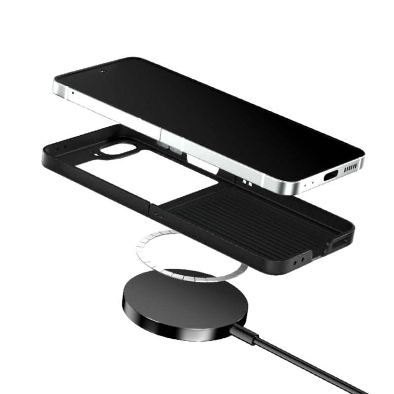 Chargez l&#39;image dans la visionneuse de la galerie, Samsung Galaxy Z Flip 6 (SM-F741)  - Carbon Fiber Series 6D Micro Relief MagSafe Phone Case - Polar Tech Australia
