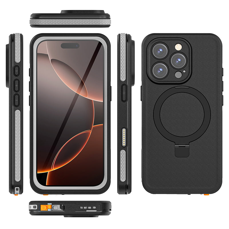 Load image into Gallery viewer, [TB Series][Magsafe Compatible] Apple iPhone 16 / 16 Plus / 16 Pro / 16 Pro Max - Redpepper Full Covered Waterproof Heavy Duty Tough Armor Case - Polar Tech Australia
