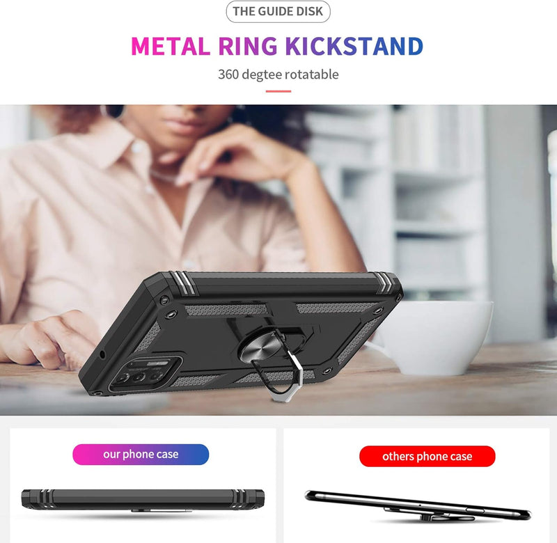 Chargez l&#39;image dans la visionneuse de la galerie, [Magnetic Ring Kickstand] Motorola Moto G Stylus 2021 - Shield Shockproof Rugged Heavy Duty Case - Polar Tech Australia

