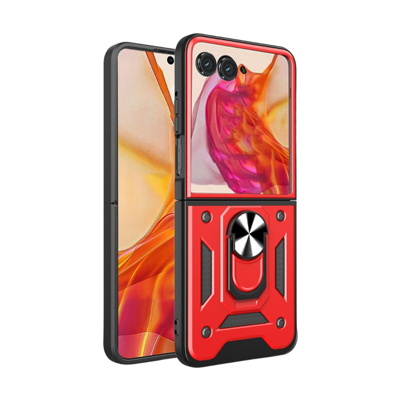 Chargez l&#39;image dans la visionneuse de la galerie, Motorola Moto Razr 2024 - Armor Ring Holder TPU Hybrid PC Phone Case - Polar Tech Australia
