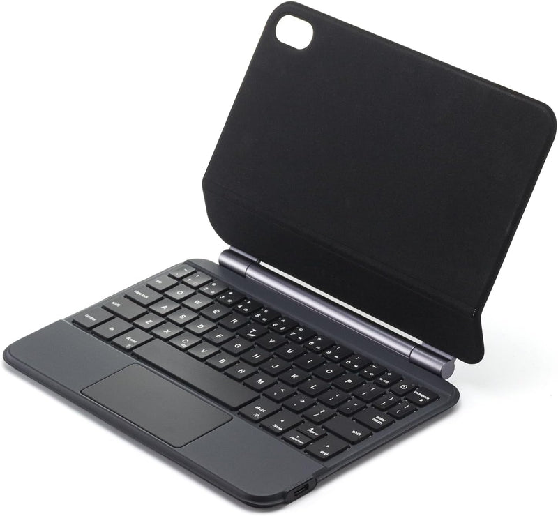 Chargez l&#39;image dans la visionneuse de la galerie, Apple iPad Mini 8.3&#39;&#39; 6/7th Gen (2021/2024) - Easy-Set Floating Cantilever Stand Precision Multi-Touch Trackpad Smart Wireless Keyboard Case With Backlit Keys
