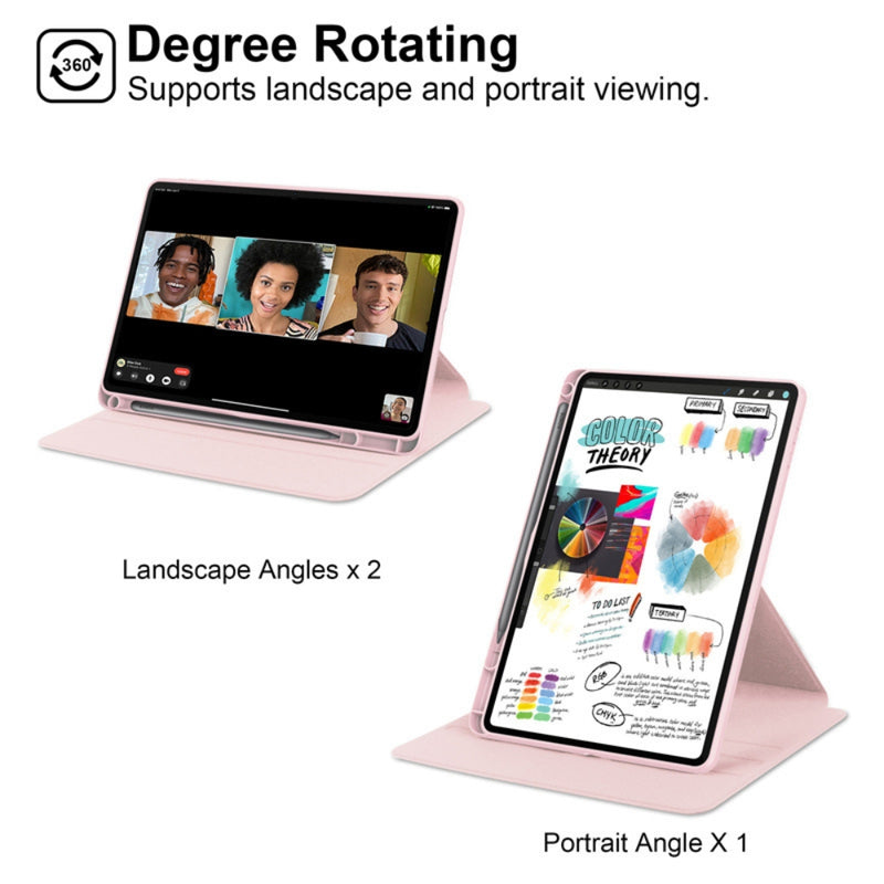 Load image into Gallery viewer, [With Pen Slot] OPPO Pad Neo (OPD2302, OPD2303) - Acrylic Transparent Rotating Stand Protective Case - Polar Tech Australia
