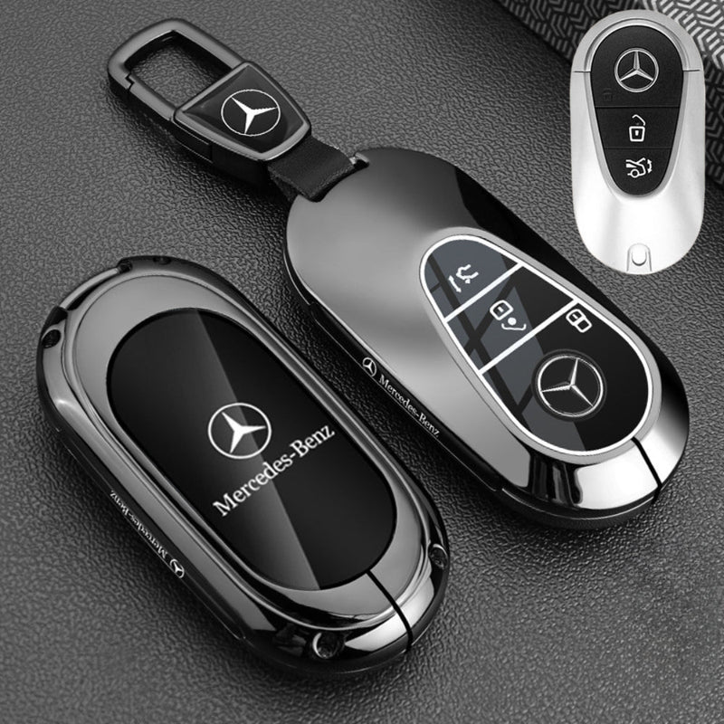 Load image into Gallery viewer, Mercedes Benz Stylish with Cool Shockproof Car Key Fob Protective Case Cover For Benz A, C, E, S, G-Class, GLA, GLB, GLC, GLE, GLS
