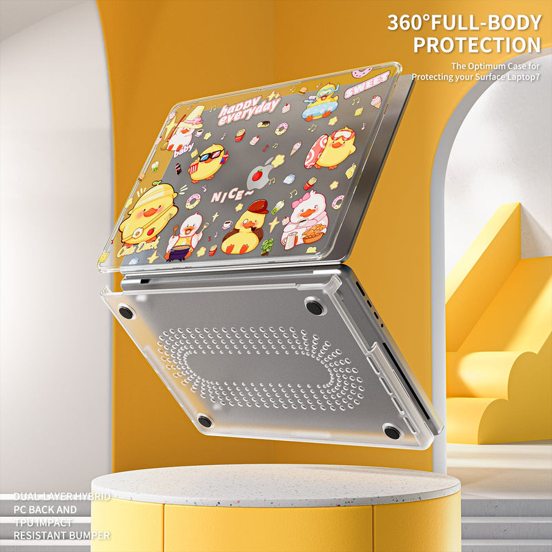 Load image into Gallery viewer, Apple MacBook Pro 14.2&quot; (A2442 &amp; A2779 &amp; A2918 &amp; A2992) - Cute Cartoon Transparent Shockproof &amp; Slim Case
