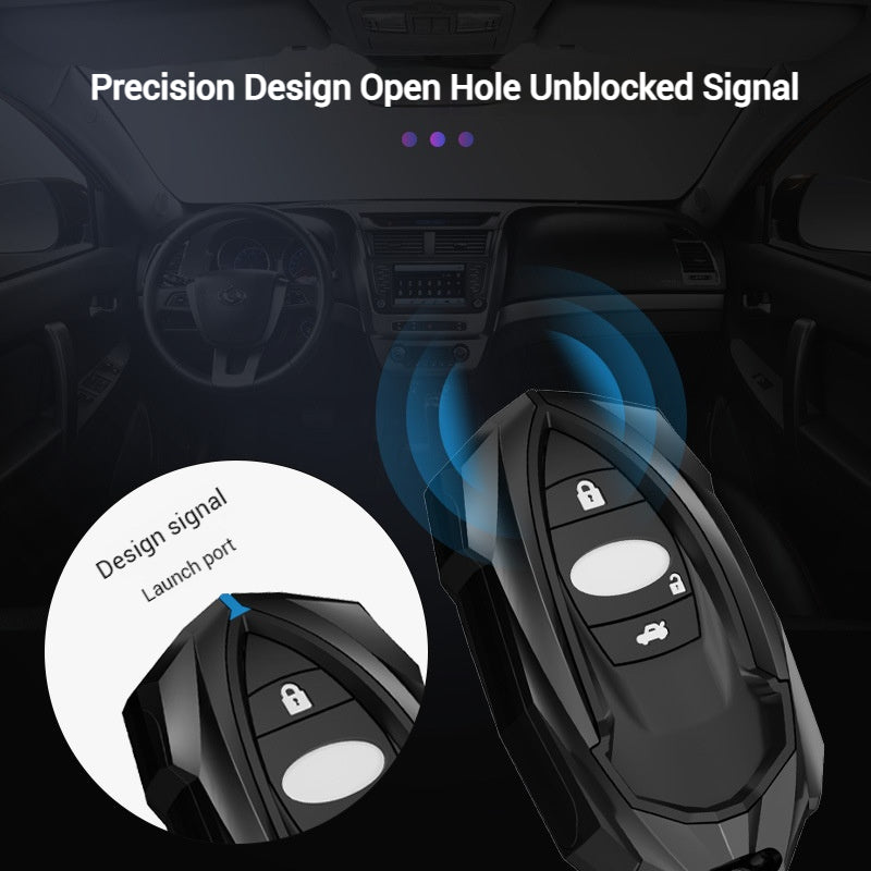 Chargez l&#39;image dans la visionneuse de la galerie, Subaru Mech-style Metal + TPU Full Protection Car Key Fob Case Cover For Outback, Forester, Impreza, WRX, XV, Crosstrek, Legacy

