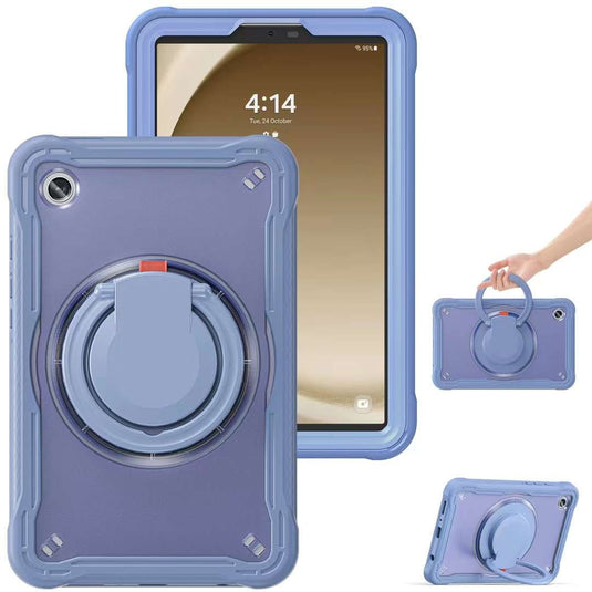 Samsung Galaxy Tab A9 2023 8.7" (SM-X110 / X115) Heavy Duty Ring Holder Stand EVA Protection Case - Polar Tech Australia