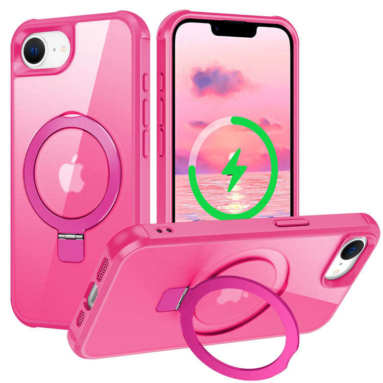 Cargue la imagen en el visor de la galería, [Magsafe Compatible][360° Rotating Stand] Apple iPhone 16e Full-coverage Shockproof Essentials Series Case - Polar Tech Australia
