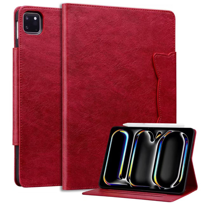 Cargue la imagen en el visor de la galería, Apple iPad 5/6 9.7&#39;&#39; 5/6th Gen (2017/2018) Business Retro Matte Leather Protective Case
