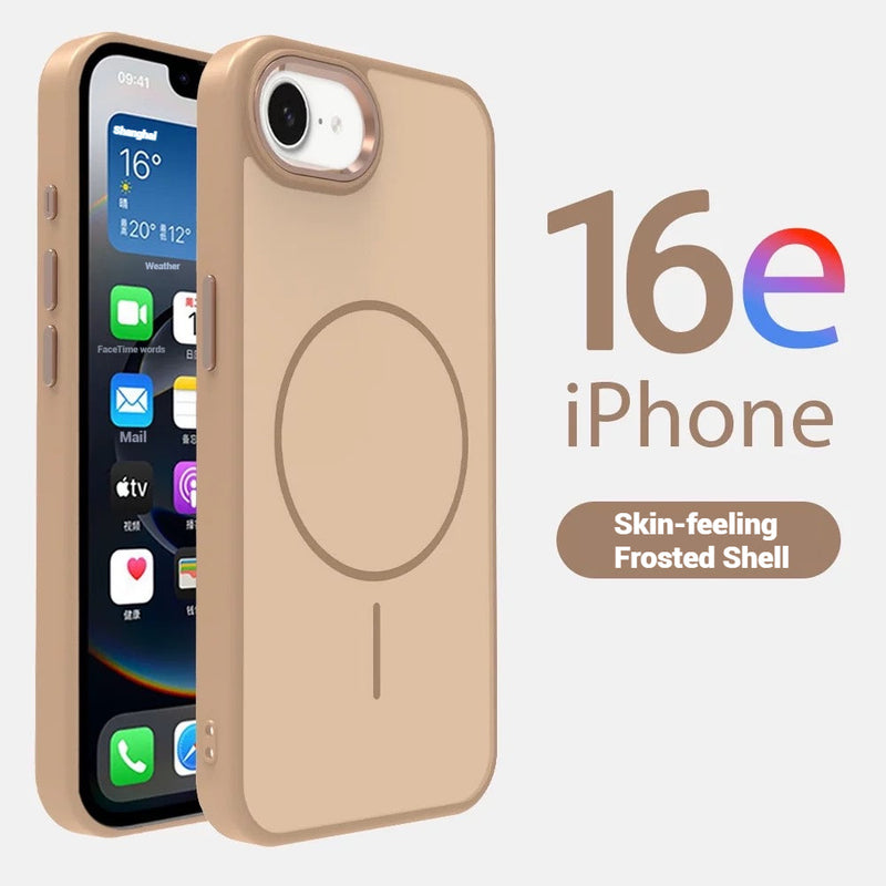 Cargue la imagen en el visor de la galería, [Magsafe Compatible] Apple iPhone 16e - Full Coverage Matte Skin-friendly Airbag Shockproof Case - Polar Tech Australia
