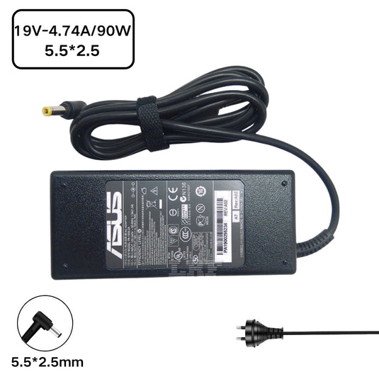 [19V-4.74A/90W][5.5*2.5] ASUS A6 A6JA A6JC A6Jm A7C A7D A7F G1 G1S G2 Laptop AC Power Supply Adapter Charger - Polar Tech Australia