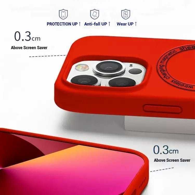 Cargue la imagen en el visor de la galería, [Magsafe Compatible] Apple iPhone 16/Pro/Max - Solid Color Liquid Silicone Magnetic Essentials Series Case - Polar Tech Australia
