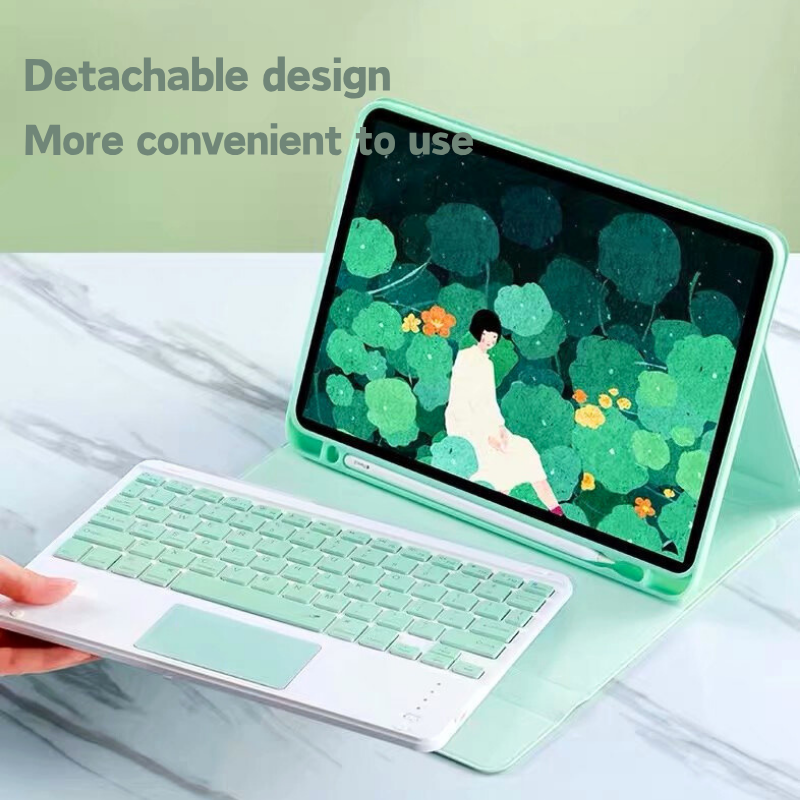 Cargue la imagen en el visor de la galería, Apple iPad 5/6 9.7&#39;&#39; 5/6th Gen (2017/2018) Smart Wireless Keyboard Flip Case With Backlit - i-Station Mobile Phone &amp; Electronic Device Repair and Accessories
