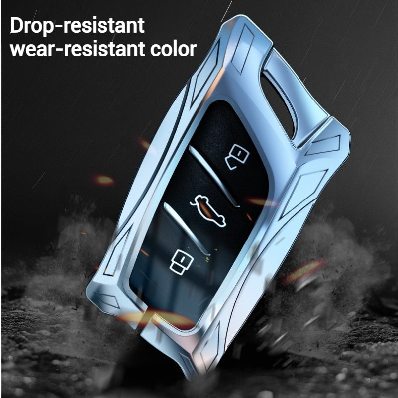 Chargez l&#39;image dans la visionneuse de la galerie, Roewe Mecha Series Zinc Alloy Car Key Fob Case Cover For  RX3, RX5, RX5 Plus, RX5 Max, ERX5, D7, iMAX8, i6, Ei6
