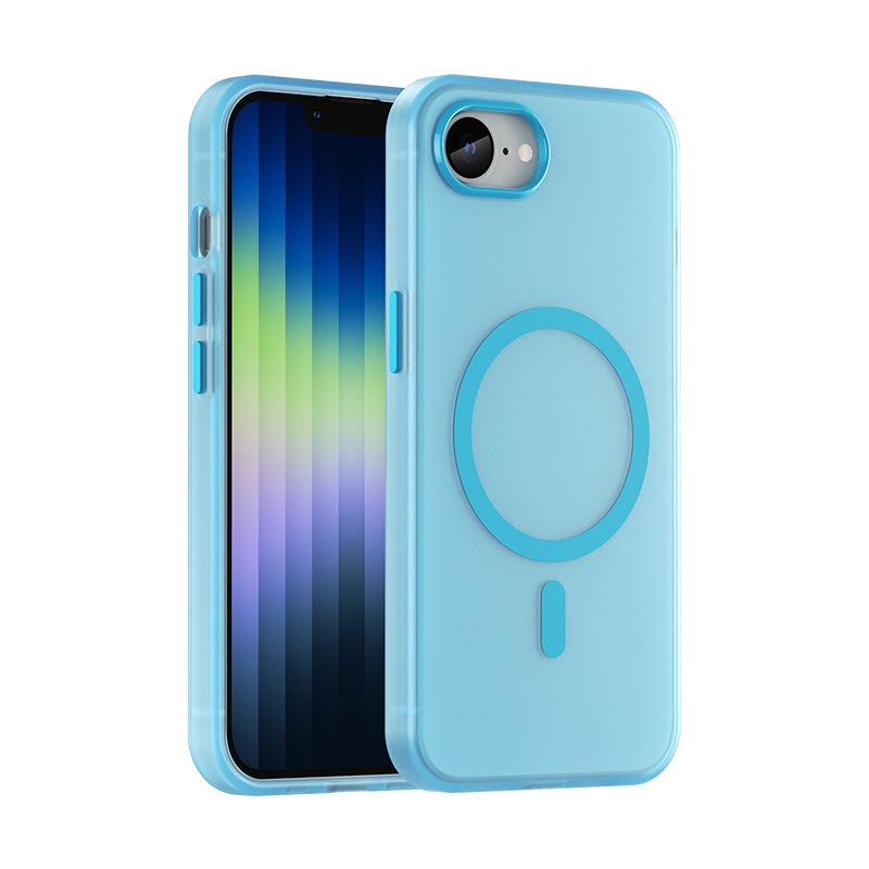 Cargue la imagen en el visor de la galería, [Magsafe Compatible] Apple iPhone 16e Semi-Transparent Full-Protection Matte Shockproof Essentials Series Case - Polar Tech Australia
