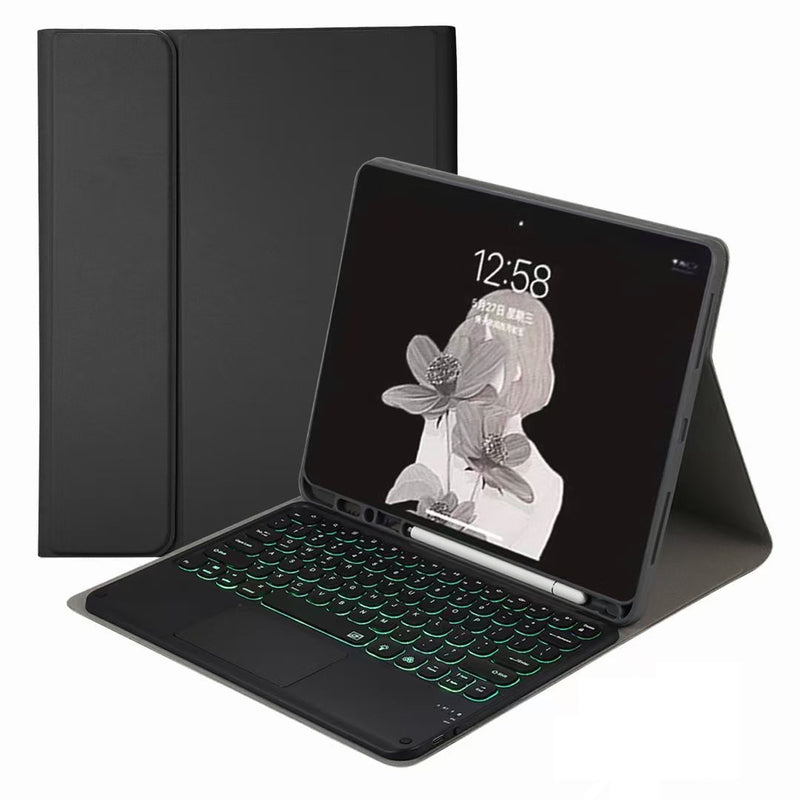 Load image into Gallery viewer, Samsung Galaxy Tab S10 FE Plus 13.1&quot; (2025) Smart Wireless Trackpad Keyboard Mouse Flip Case
