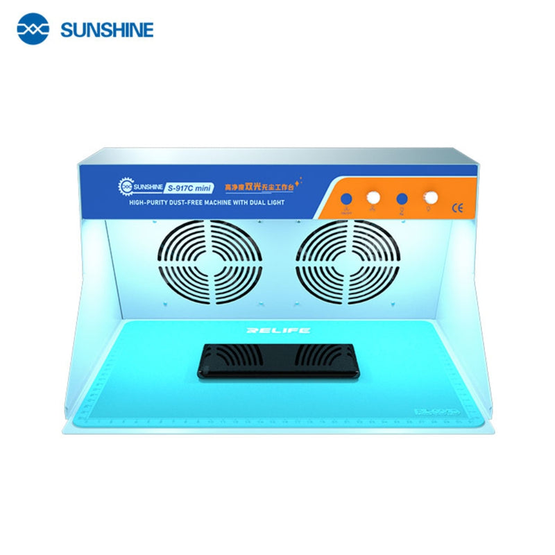 Load image into Gallery viewer, [SS-917C Mini] SUNSHINE Dustless Dust-Free Workshop Worktable High Precision Dust Free Workbench With Dual Light - Polar Tech Australia
