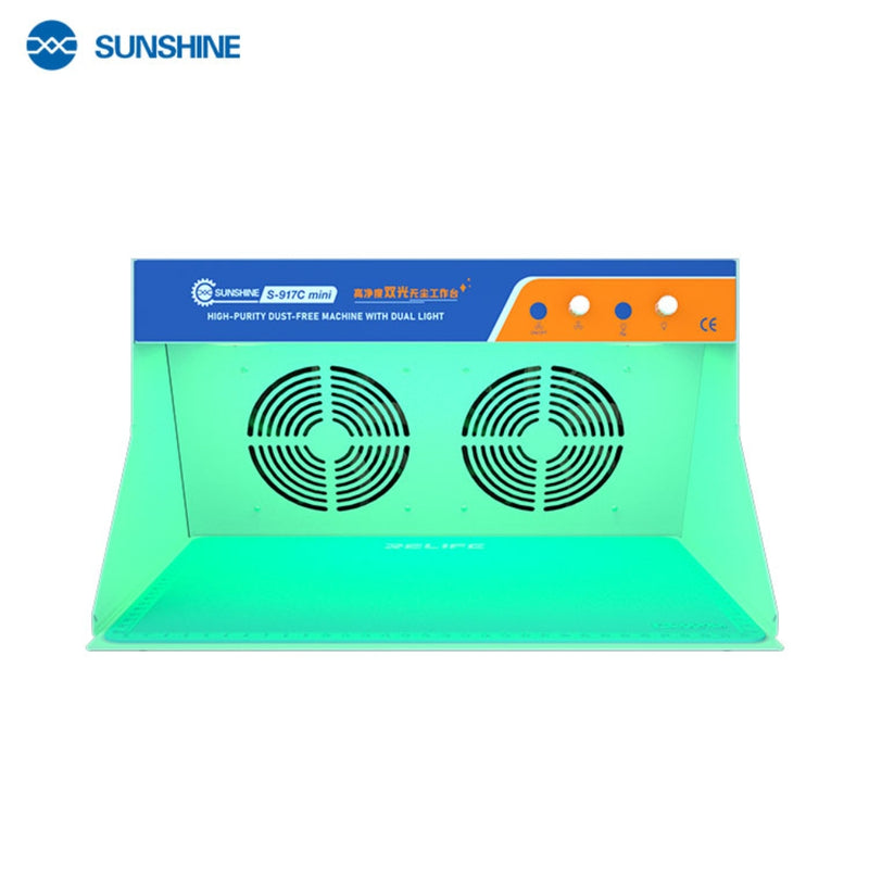 Load image into Gallery viewer, [SS-917C Mini] SUNSHINE Dustless Dust-Free Workshop Worktable High Precision Dust Free Workbench With Dual Light - Polar Tech Australia
