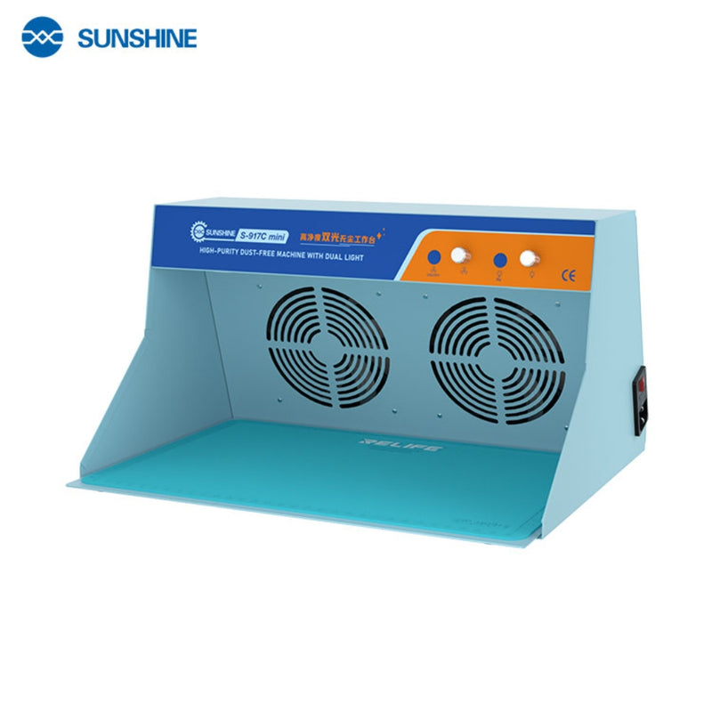 Load image into Gallery viewer, [SS-917C Mini] SUNSHINE Dustless Dust-Free Workshop Worktable High Precision Dust Free Workbench With Dual Light - Polar Tech Australia

