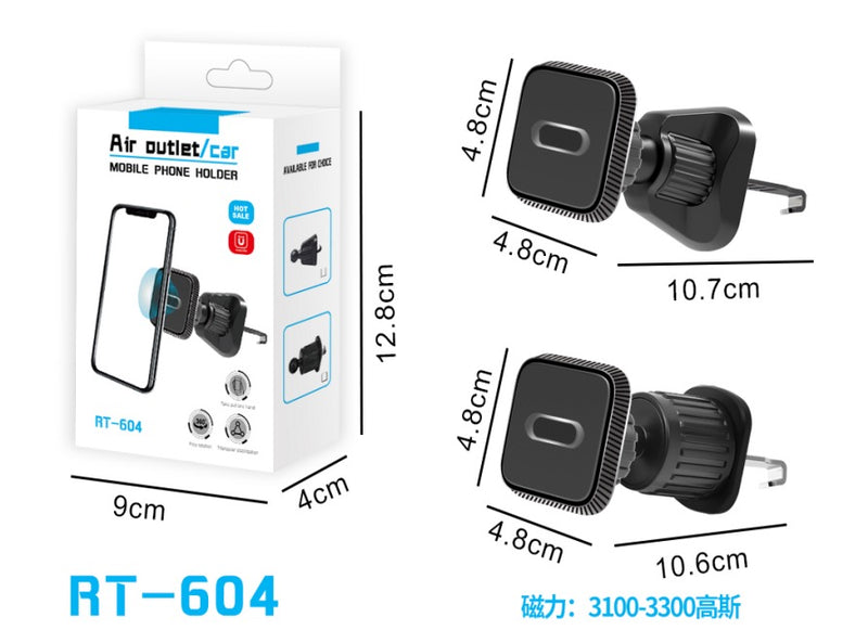 Chargez l&#39;image dans la visionneuse de la galerie, [RT-604] Universal MagSafe Compatible Aircon Vent Flow Magnet Phone Holder
