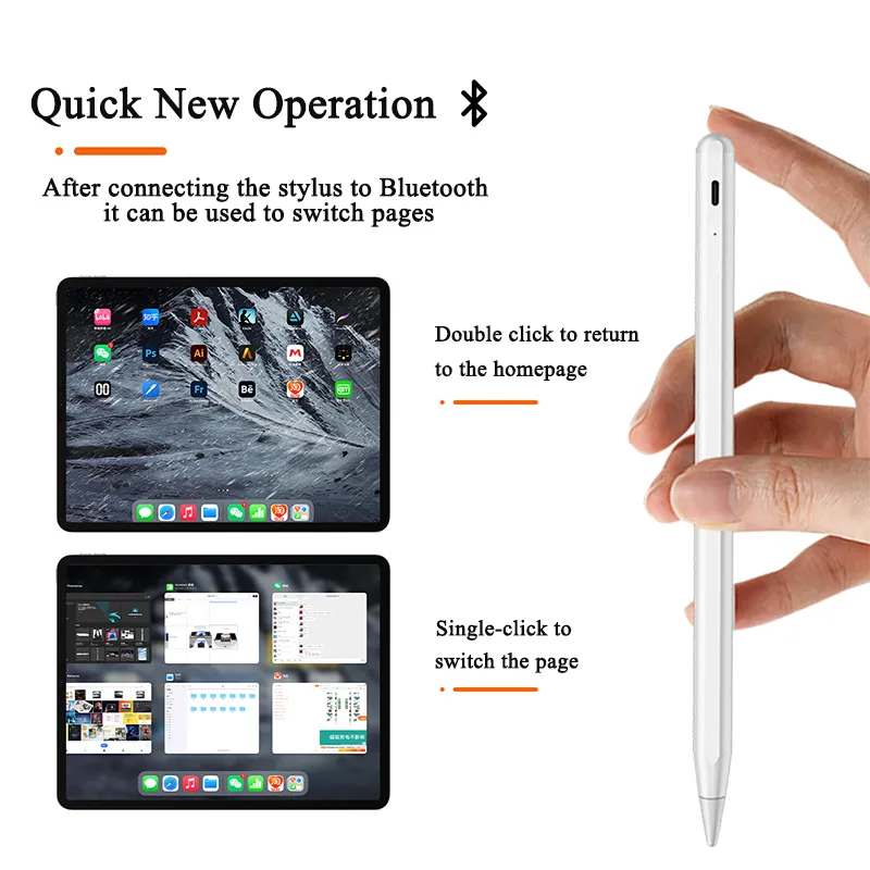 Cargue la imagen en el visor de la galería, [AC10S][Bluetooth] iPad Compatible Stylus Touch Drawing Writing Pen - Polar Tech Australia
