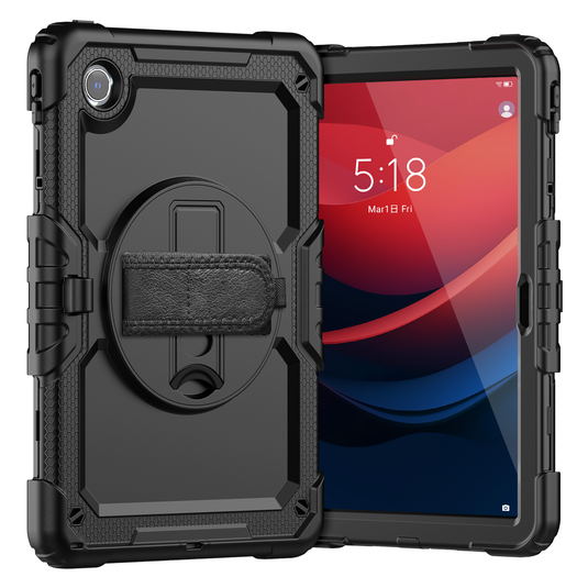 [Built-in 360° Rotating Hand Strap & Stand] Lenovo Idea Tab 11” 2025 (TB336FU/TB336ZU) Shockproof With Screen Protector Pencil Holder Heavy Duty Series Case - i-Station Mobile Phone & Electronic Device Repair and Accessories