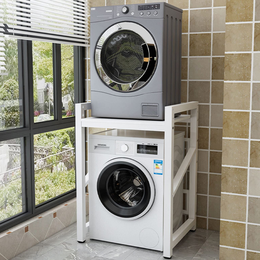 Adjustable Freestanding Washing Machine Dryer Stacking Kit Washer Dryer Stand Shelf Stacker - Polar Tech Australia