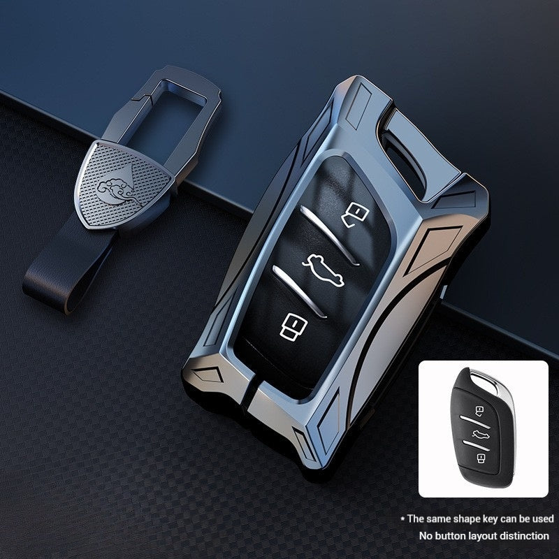 Chargez l&#39;image dans la visionneuse de la galerie, Roewe Mecha Series Zinc Alloy Car Key Fob Case Cover For  RX3, RX5, RX5 Plus, RX5 Max, ERX5, D7, iMAX8, i6, Ei6
