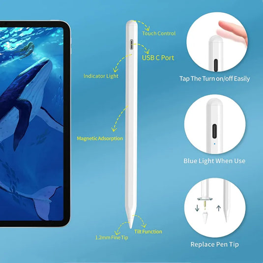 Universal Passive Capacitive Touch Screen Stylus Drawing Note Pen iPhone iPad Android Phone Tablet