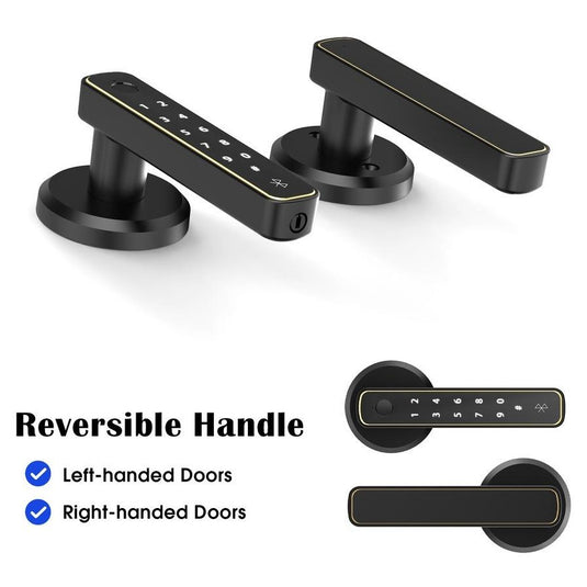 [TUYA Smart Home] Tuya Smart Fingerprint Wireless Biometric Passcode Apartment Room Wood Door Lock - Polar Tech Australia