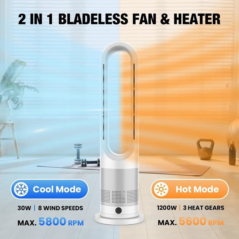 Chargez l&#39;image dans la visionneuse de la galerie, 20 inch Portable Heater &amp; Cooler Purifying Fan Heater Air Conditioner
