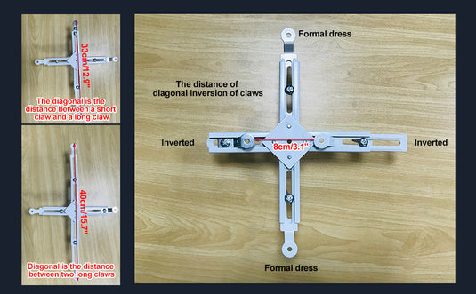 Universal Retractable Extension Aluminum Projector Ceiling/Wall Mount Bracket Holder (4 Screws Mounting Type) - Polar Tech Australia