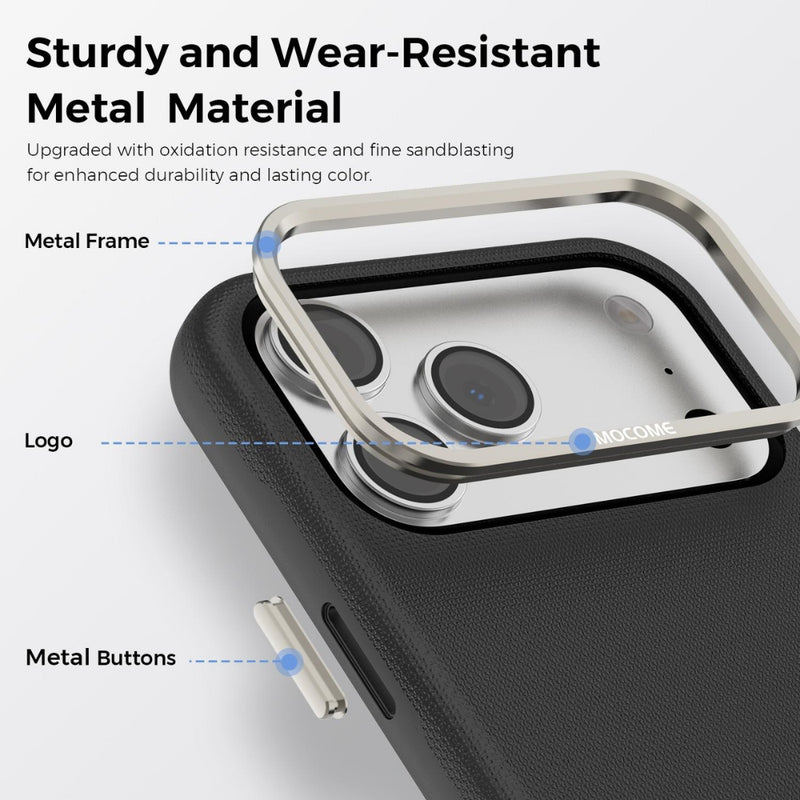 Load image into Gallery viewer, Apple iPhone 18 Pro Max - Mocome Plain Magnetic Shockproof Phone Case
